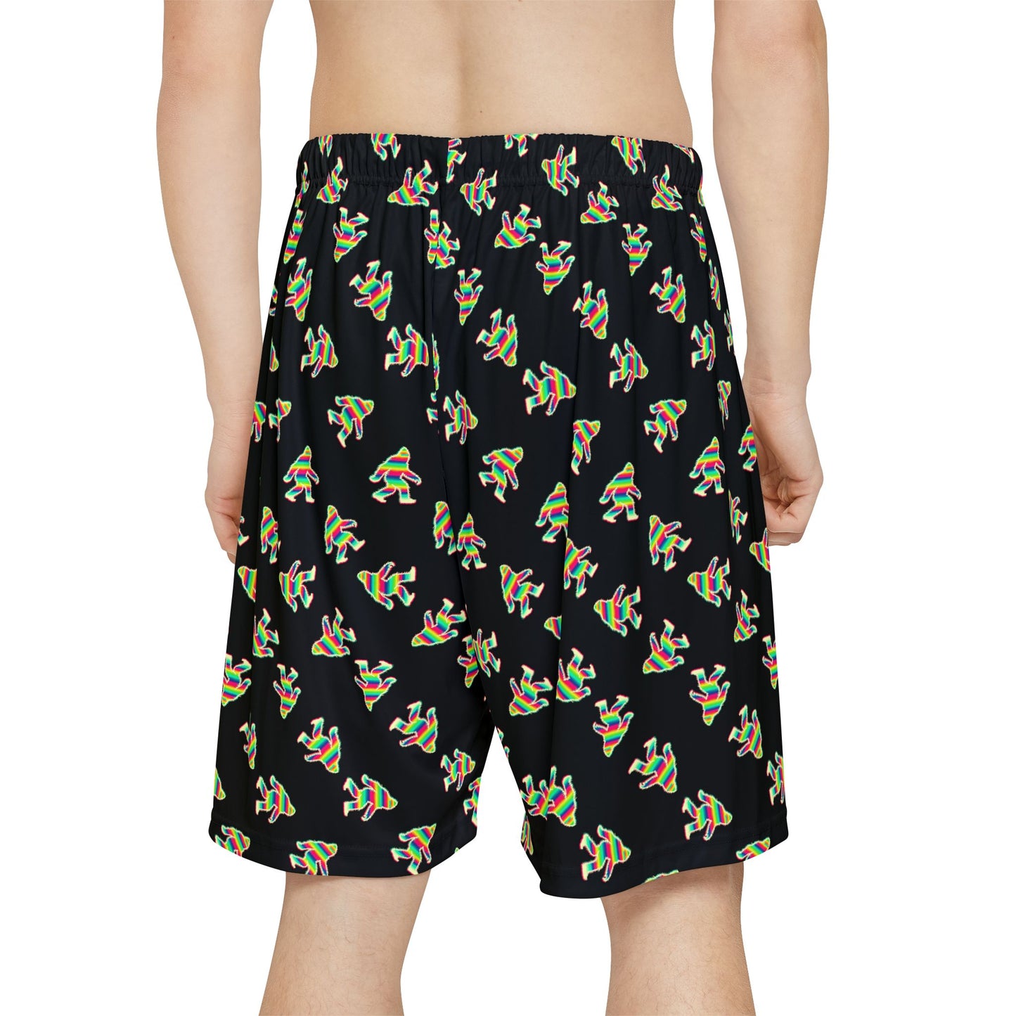 PsySquatch Basketball Shorts - Technicolor