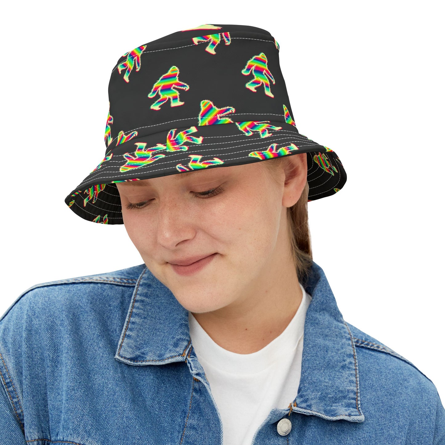 PsySquatch Bucket Hat - Technicolor