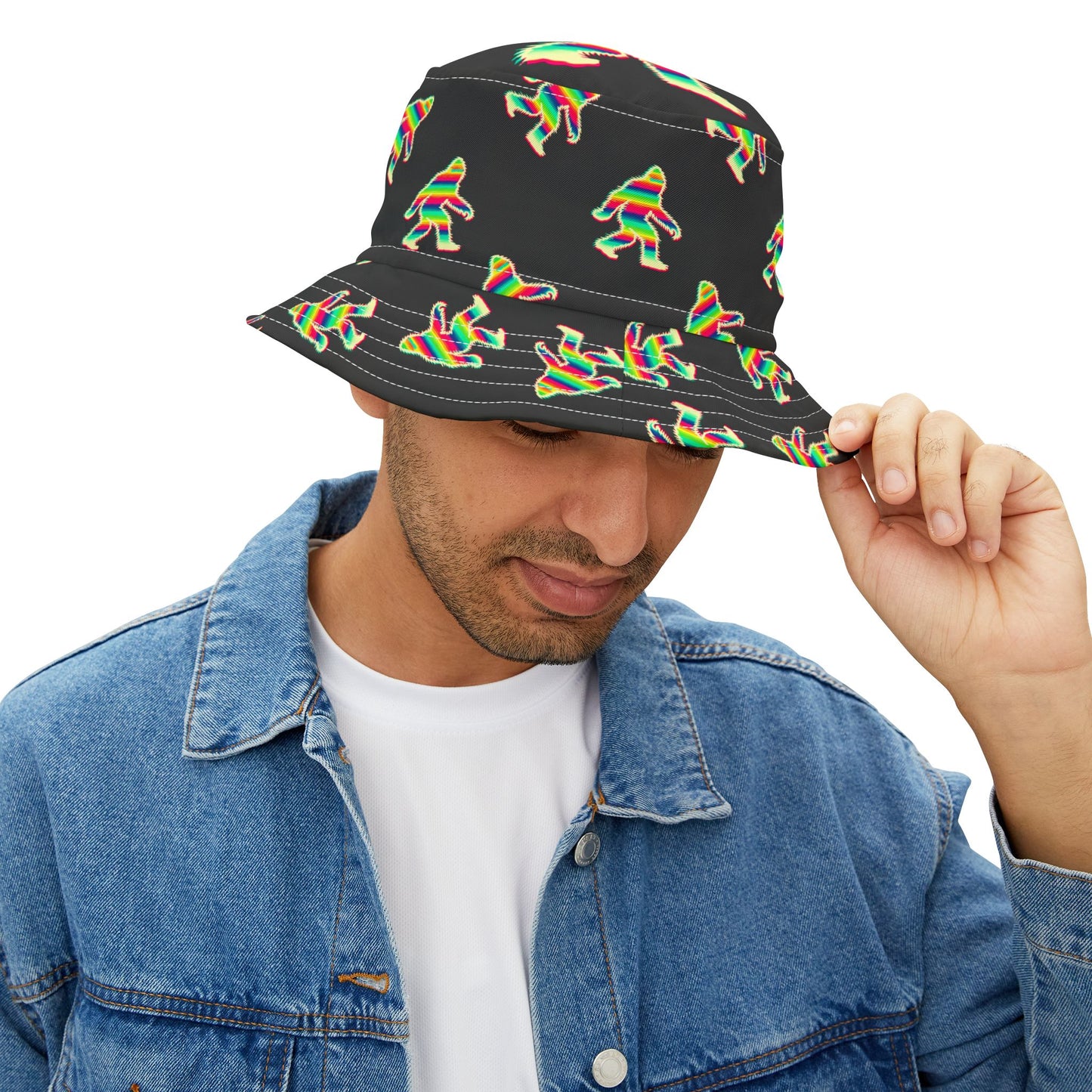 PsySquatch Bucket Hat - Technicolor