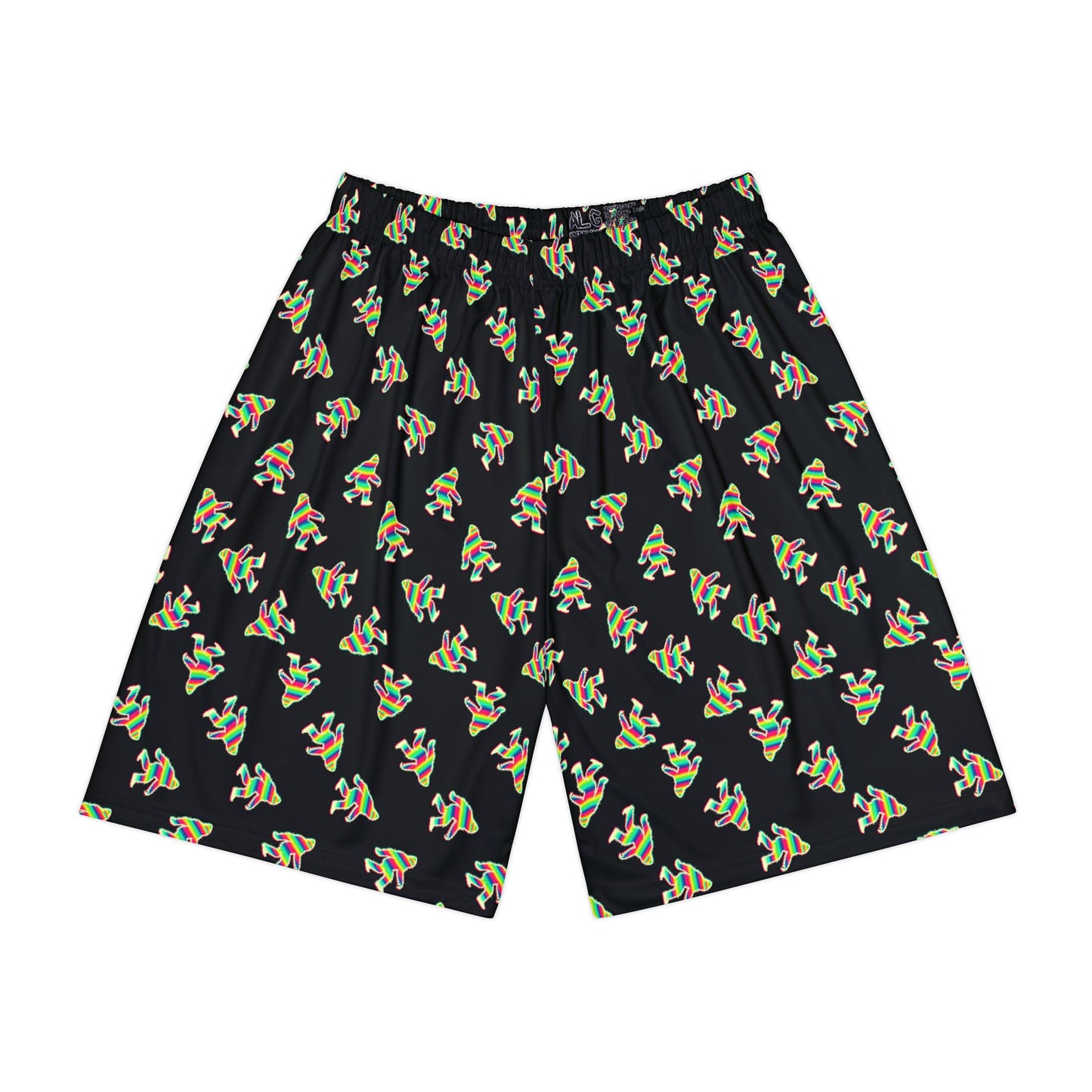 PsySquatch Basketball Shorts - Technicolor