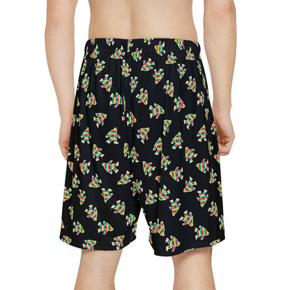 PsySquatch Basketball Shorts - Technicolor
