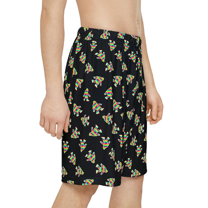 PsySquatch Basketball Shorts - Technicolor