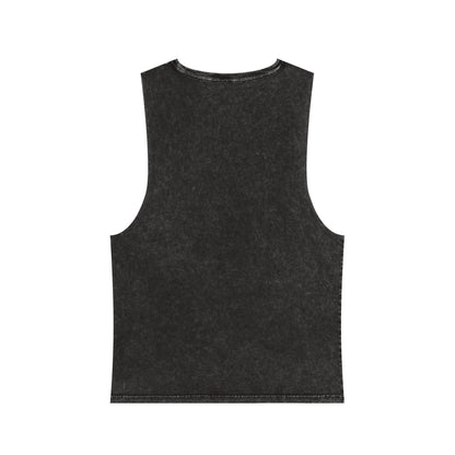 Stonewash Tank Top with Heavy Metal/Rock Band LSD Design, Rock and Roll Festival Wear, Rockin Summer Essential