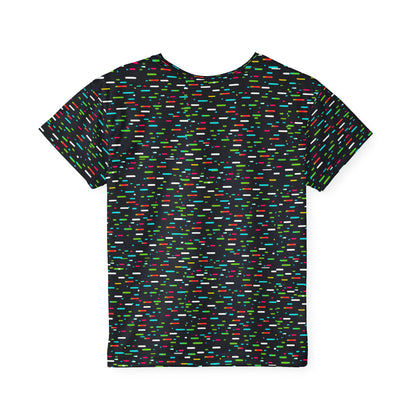 PsySquatch, Vibrant Sasquatch Kids Shirt, Bigfoot Children's Tee, Colorful Yeti Youth Top, Fun Outdoor Animal Clothing, Bright Forest Creature T-Shirt